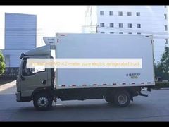 Sinotruk HOWO 4.2-মিটার বিশুদ্ধ বৈদ্যুতিক রেফ্রিজারেটেড ট্রাক